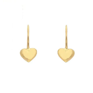 18K Solid Yellow Gold Lever Back Butterfly Earrings (Copy)