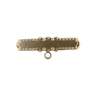 18K Yellow Gold Pin (30mm X 10mm) , Amalia Jewelry