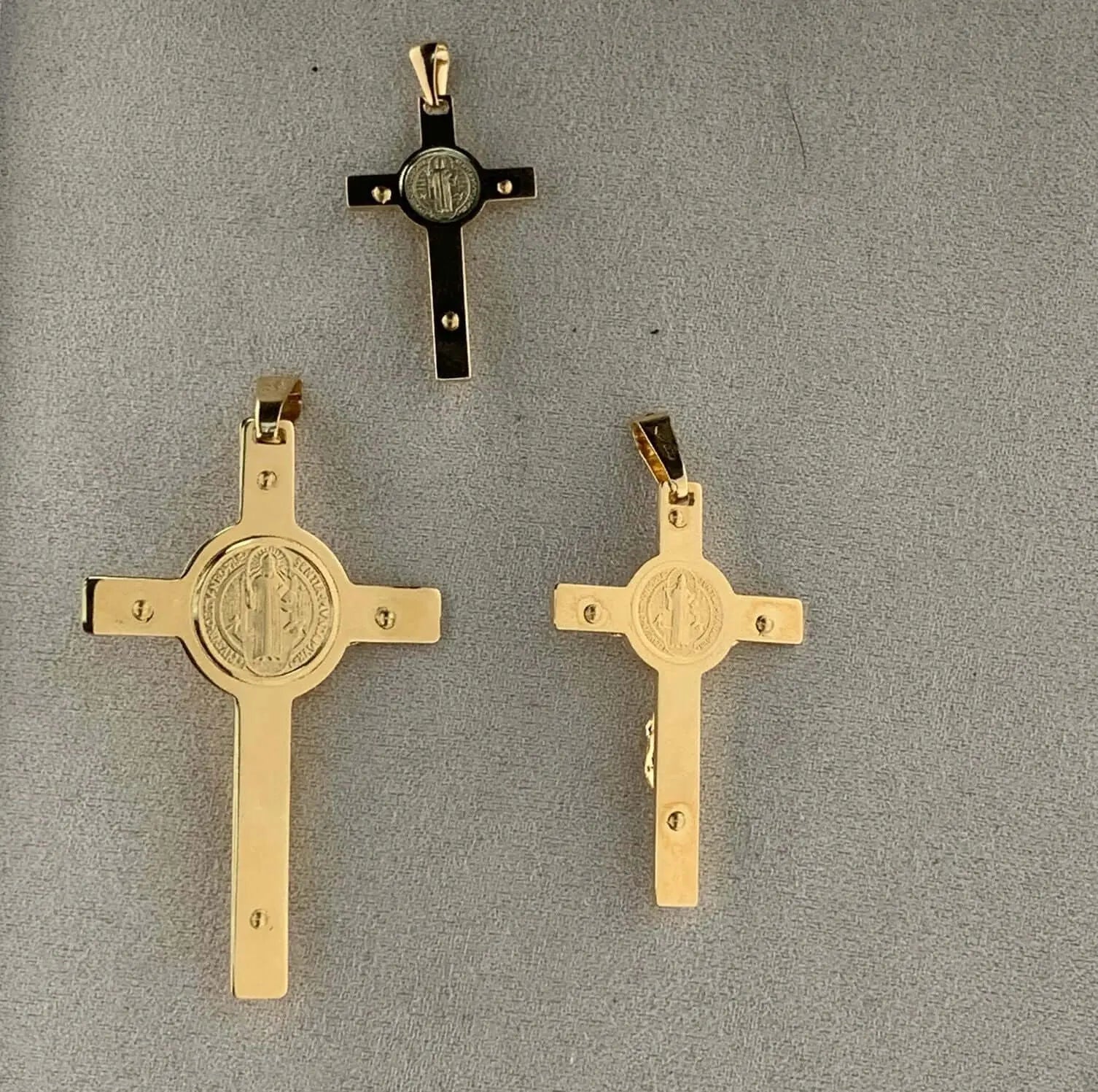 St Benedict Medals,Exquisite Colorful Benedict Metal Decoration