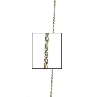 18k White Gold Wheat chain 13.50 inches , Amalia Jewelry